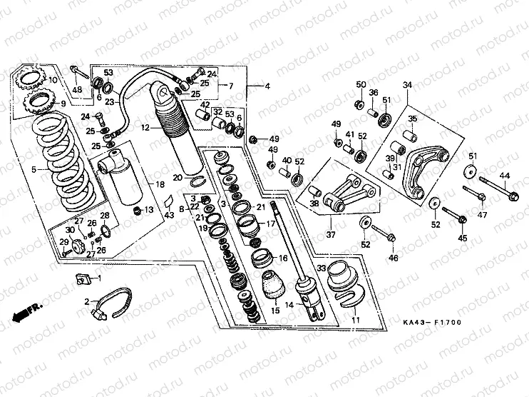 F-17 REAR SHOCK ABSORBER (1)