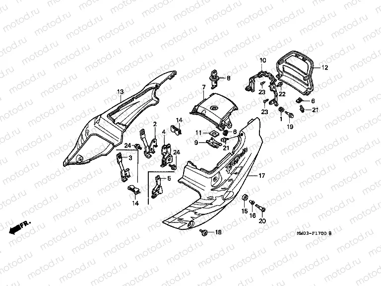 F-17 SIDE COVER
