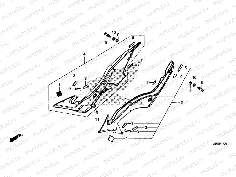 F-17 SIDE COVER