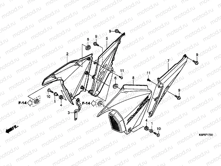 F-17 SIDE COVER