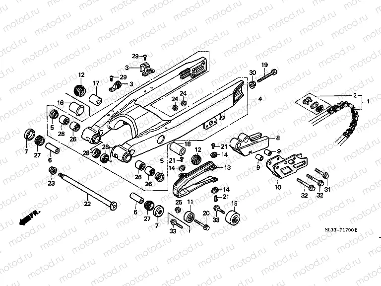 F-17 SWING ARM