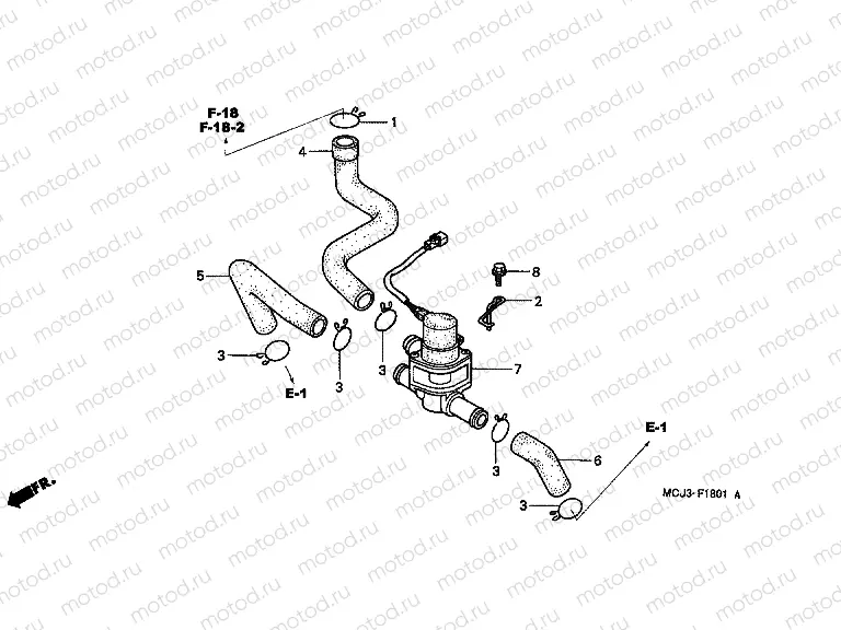 F-18-1 AIR BLOW CONT. VALVE