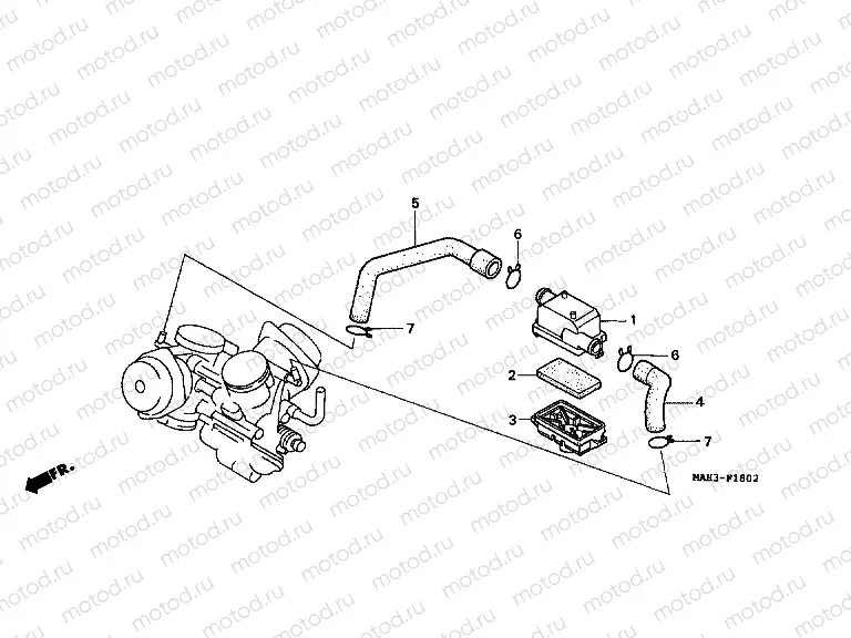 F-18-2 ADDITIONAL AIR FILTER