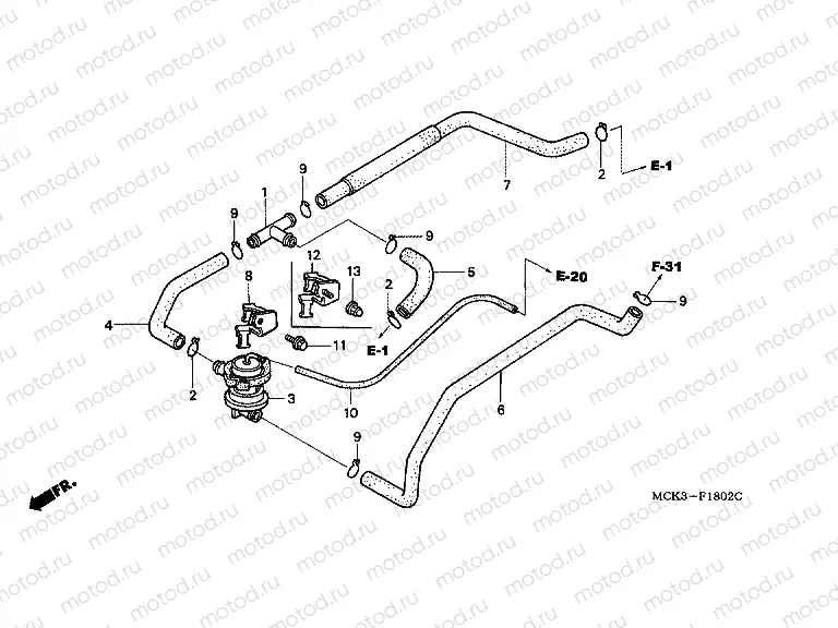 F-18-2 AIR BLOW CONTROL VALVE