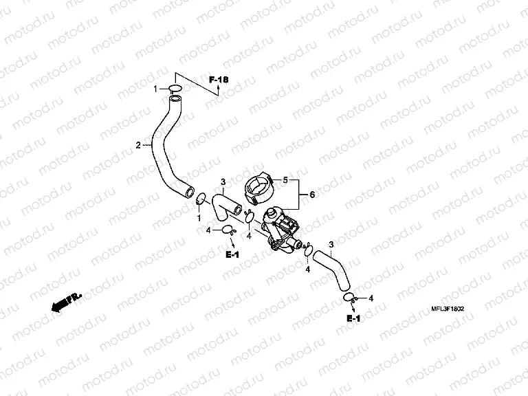 F-18-2 AIR INJECTION CONTROLVALVE