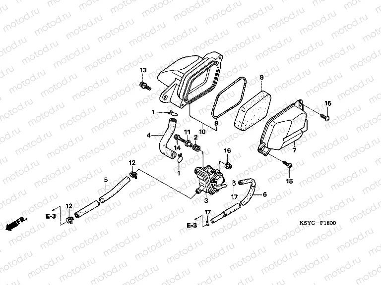 F-18 AIR INTAKE VALVE (SC1255,6,8)