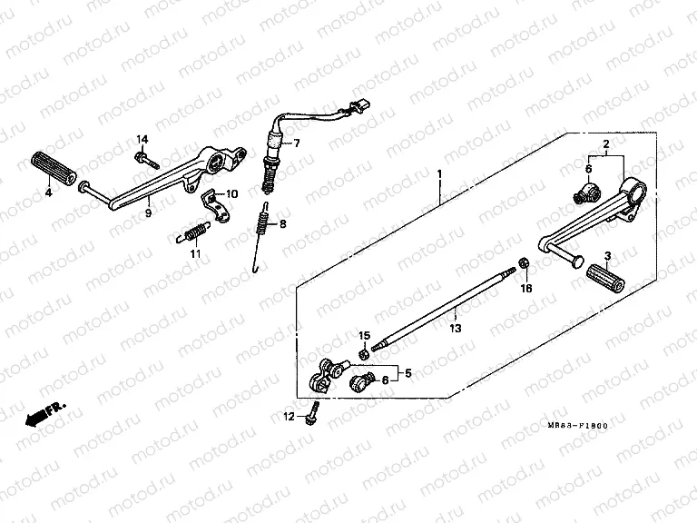 F-18 BRAKE PEDAL / PEDAL REPLACEMENT