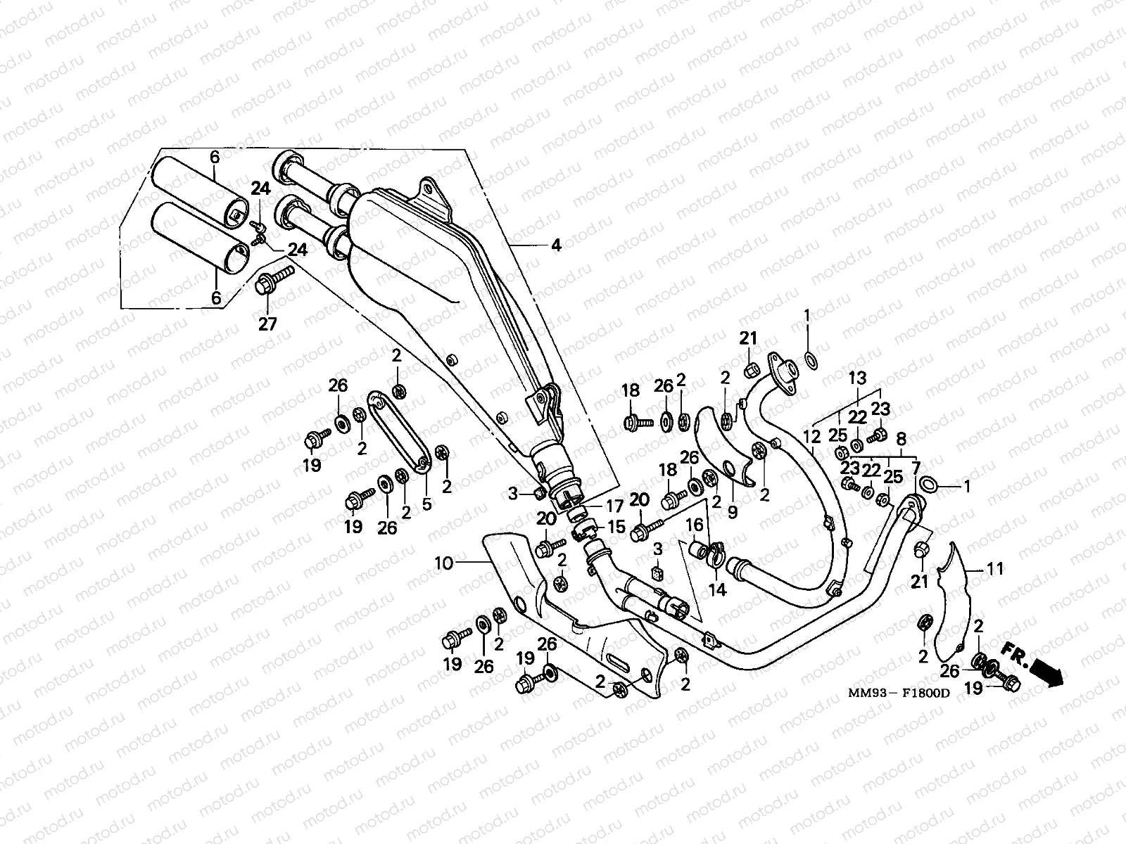 F-18 EXHAUST MUFFLER