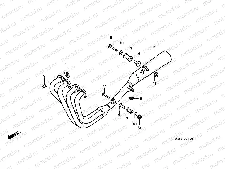 F-18 EXHAUST MUFFLER (F2)