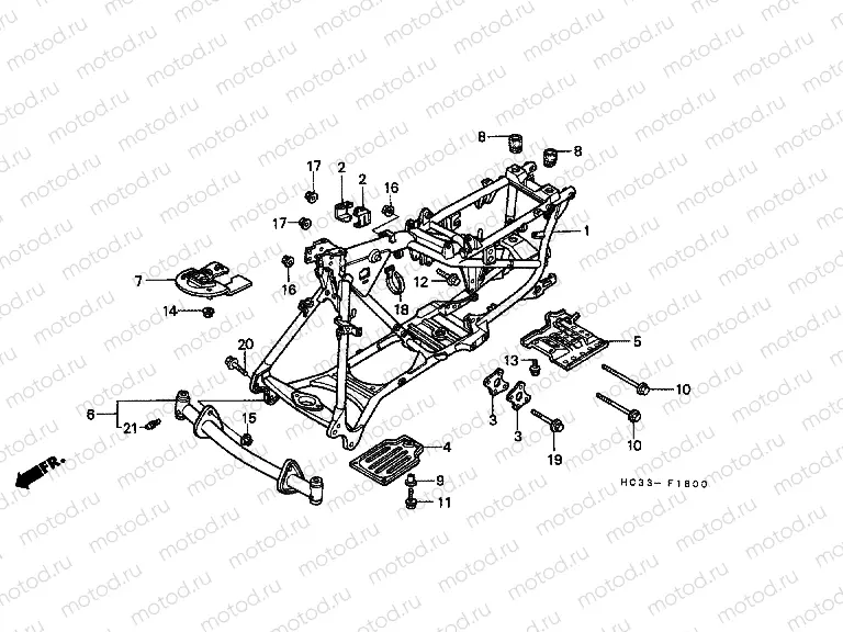 F-18 FRAME HOUSING