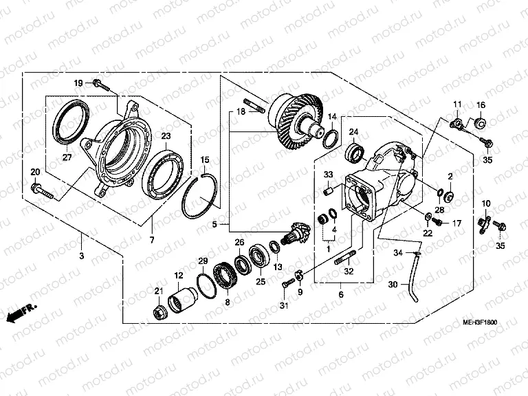 F-18 MAIN TRANSMISSION DRIVE GEAR
