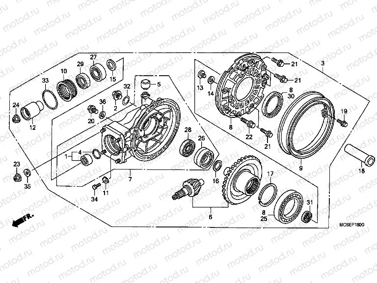 F-18 MAIN TRANSMISSION DRIVE GEAR (ST1300)