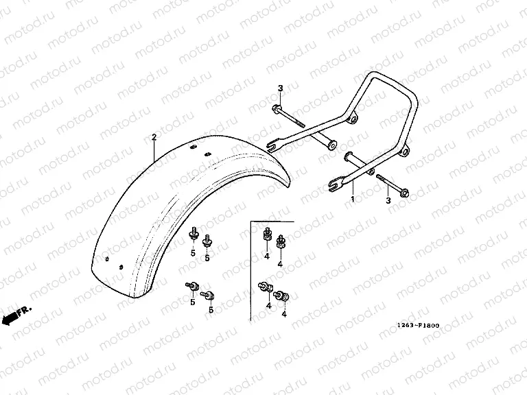F-18 REAR FENDER