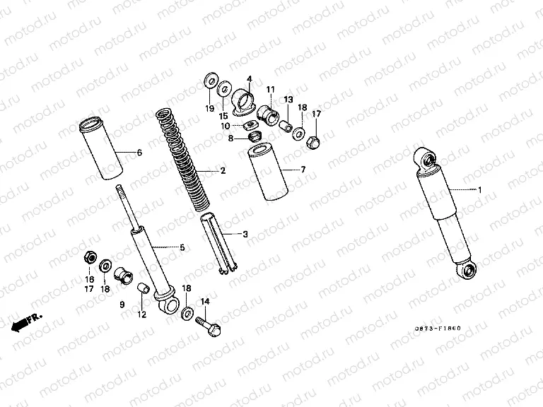 F-18 REAR SHOCK ABSORBER (1)