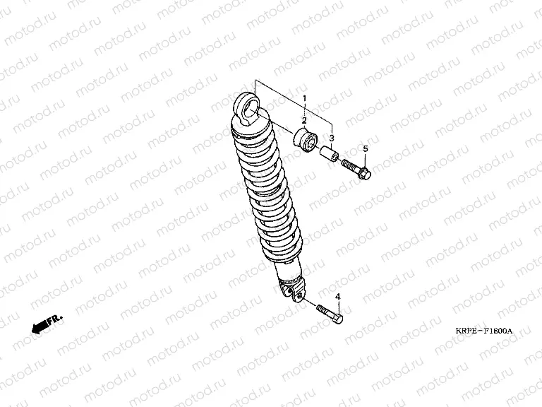 F-18 REAR SHOCK ABSORBER