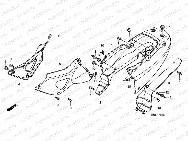 F-18 SEAT HANDLE / SIDE COVER