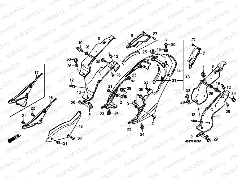 F-18 SEAT HANDLE / SIDE COVER