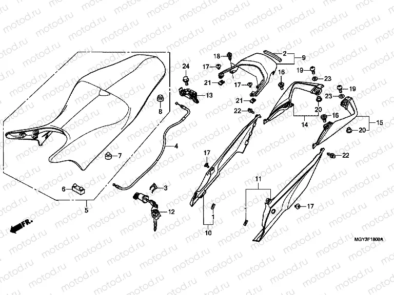 F-18 SEAT / REAR ENGINE HOUSING