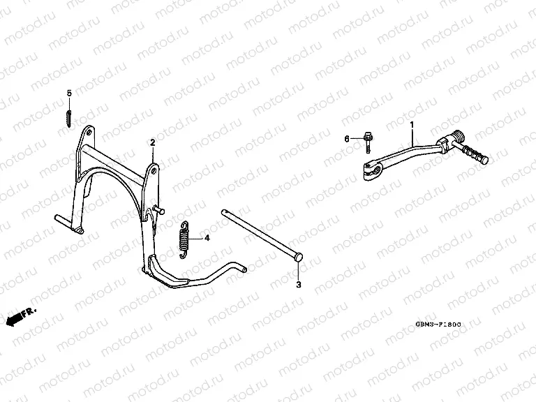 F-18 SUPPORT / BLOWER ARM