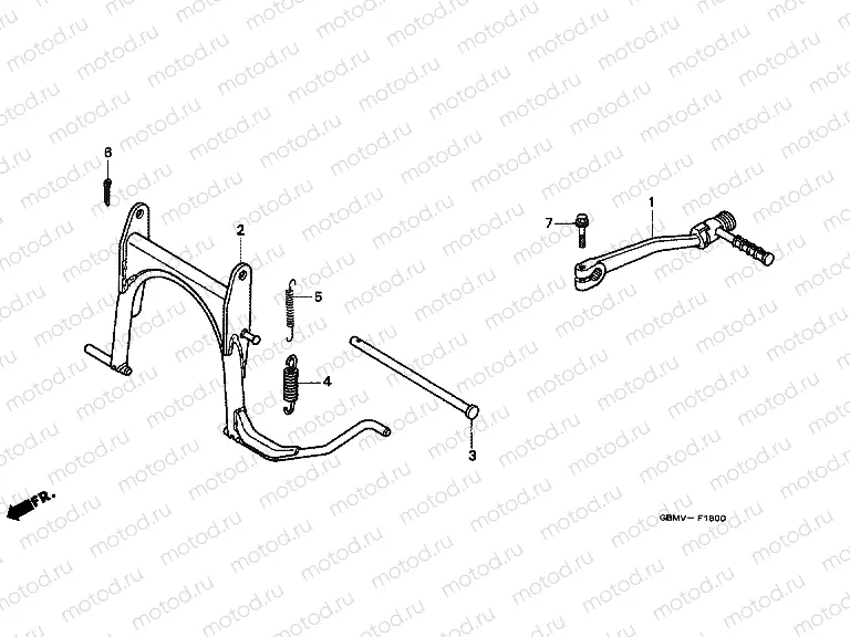 F-18 SUPPORT / BLOWER ARM