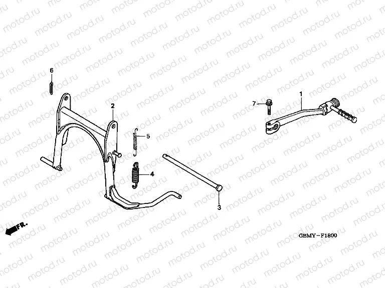 F-18 SUPPORT / BLOWER ARM