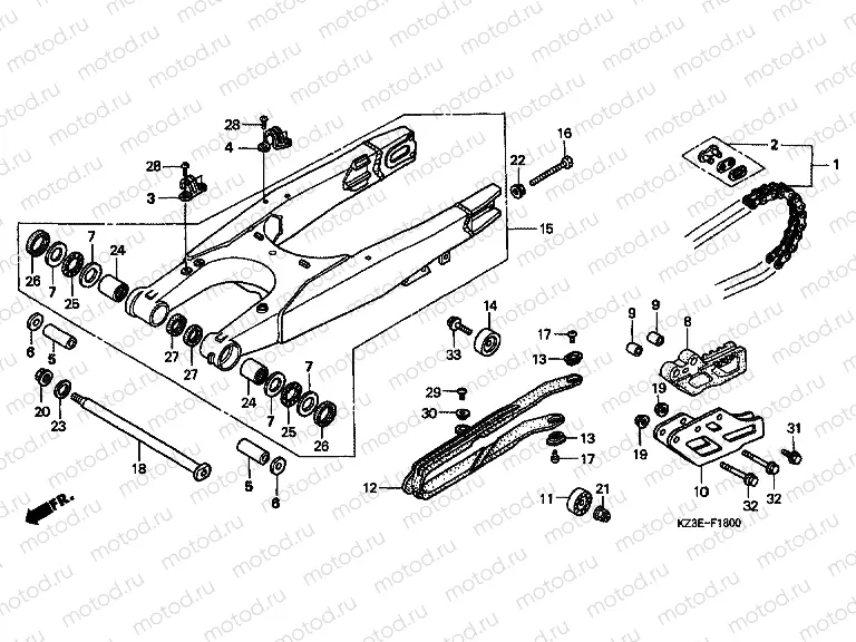 F-18 SWING ARM