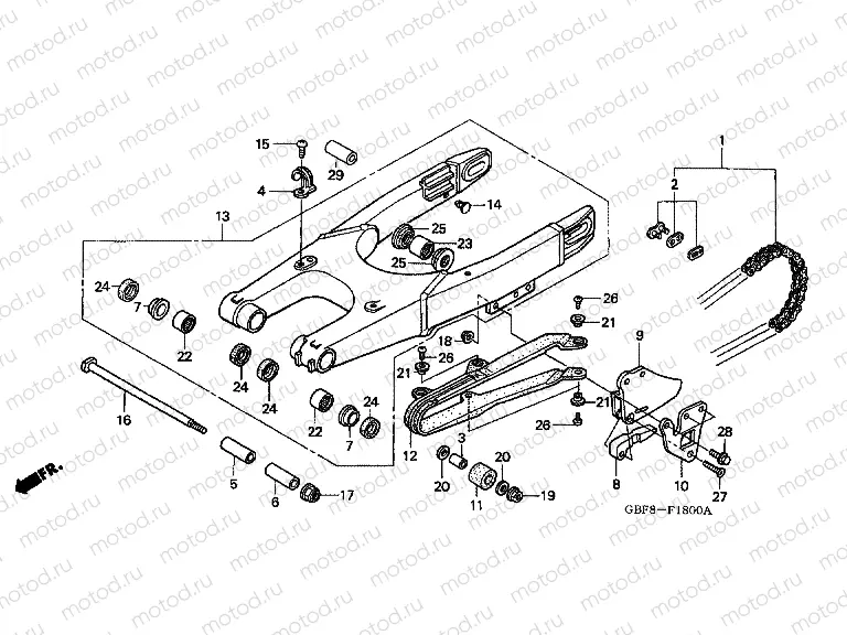 F-18 SWING ARM