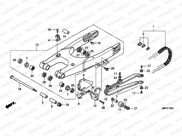 F-18 SWING ARM