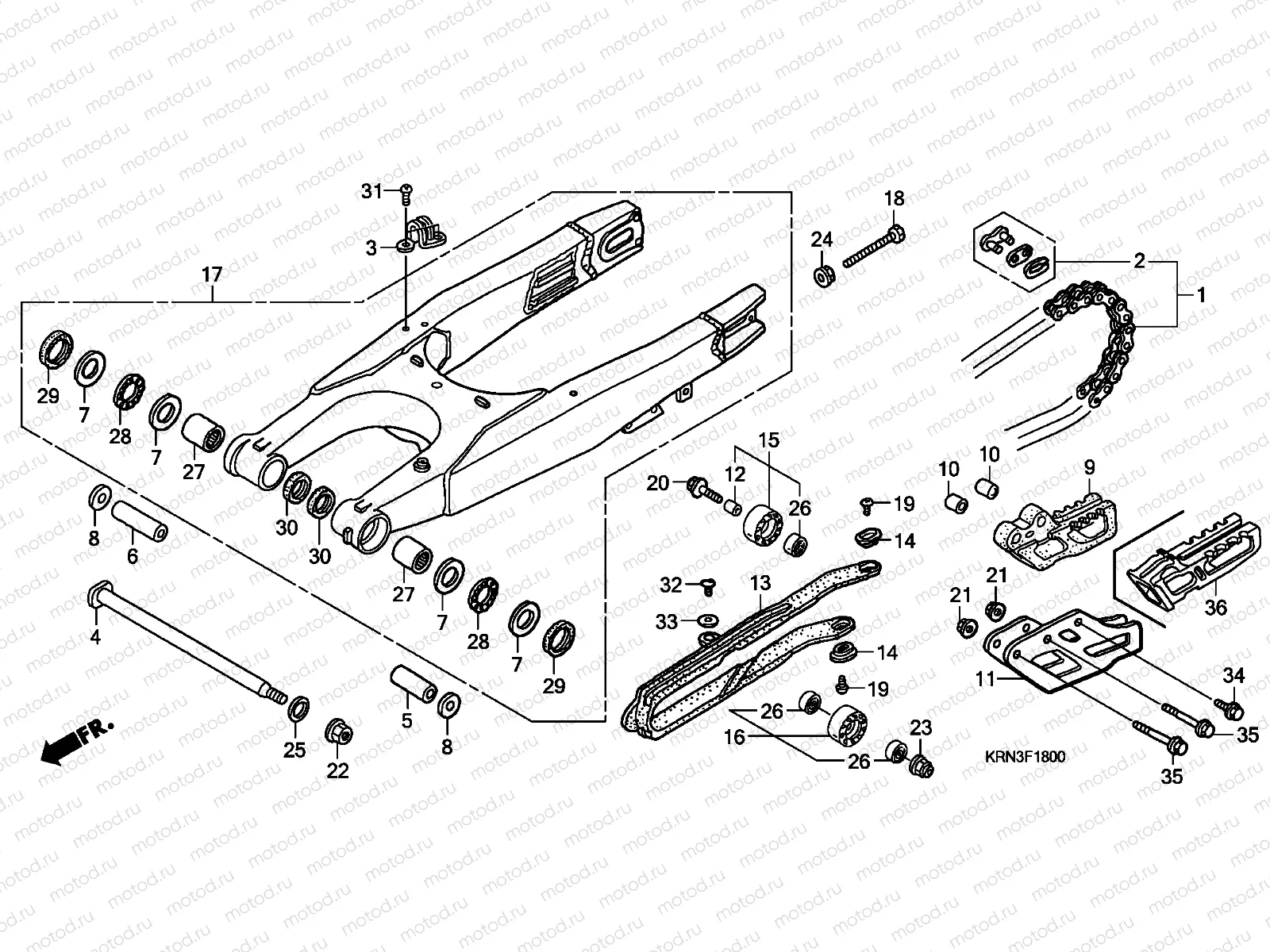 F-18 SWINGARM