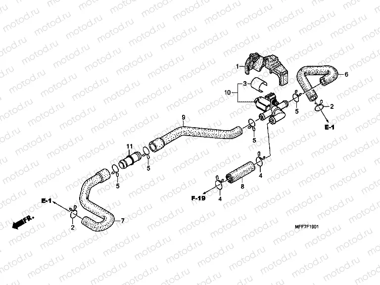 F-19-1 AIR CHARGER COMPRESSOR VALVE