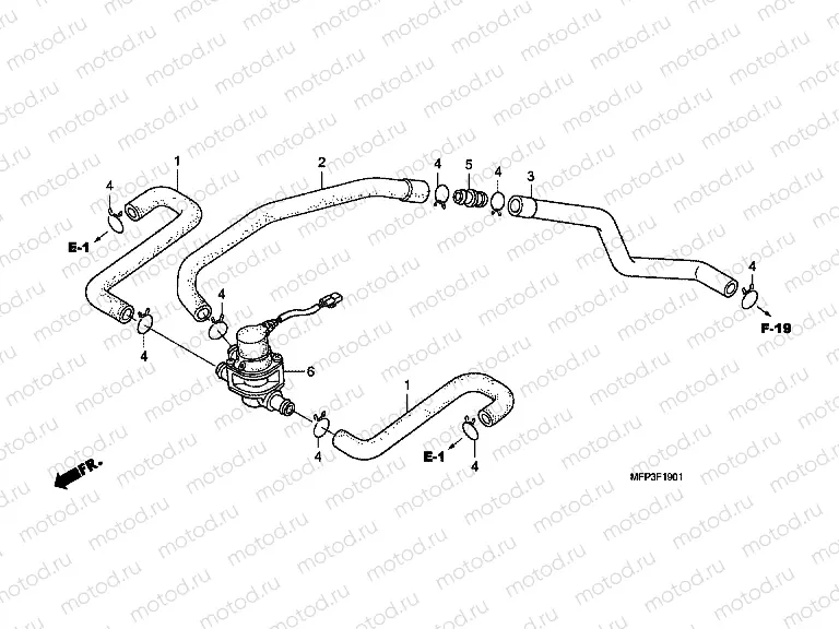 F-19-1 AIR INJECTION CONTROLVALVE