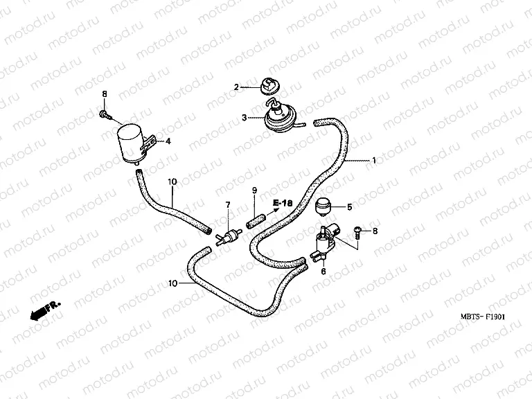 F-19-1 BYPASS CONTROL SOLENOID VALVE