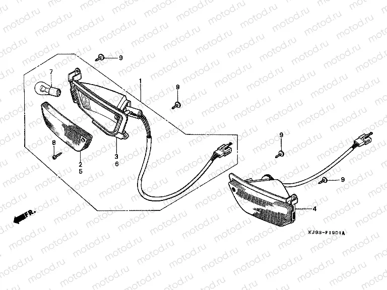 F-19-1 FLASHING (CH125J / L / M / N / P / R)