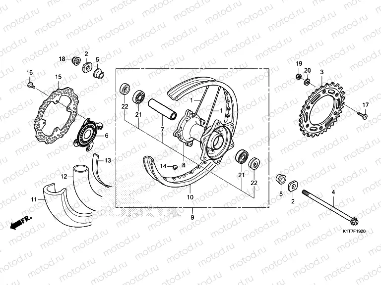 F-19-20 REAR WHEEL