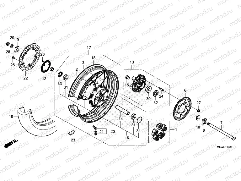 F-19-21 REAR WHEEL (2)