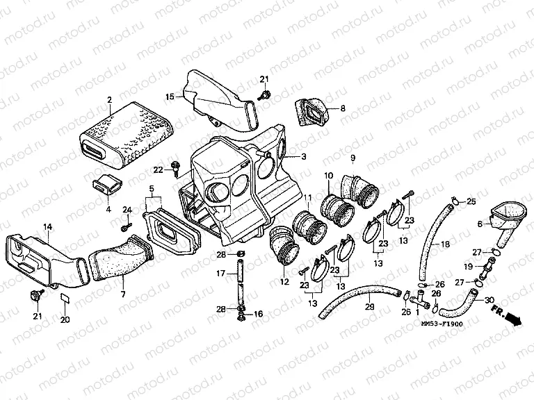 F-19 AIR FILTER (CBR1000FH / FJ / FM)