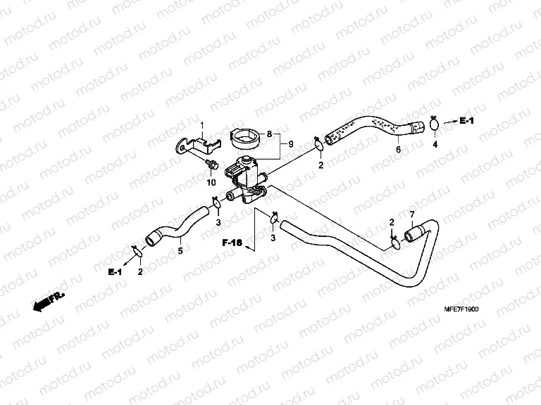 F-19 AIR INJECTION CONTROLVALVE
