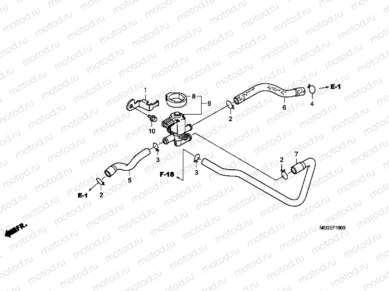 F-19 AIR INJECTION CONTROLVALVE
