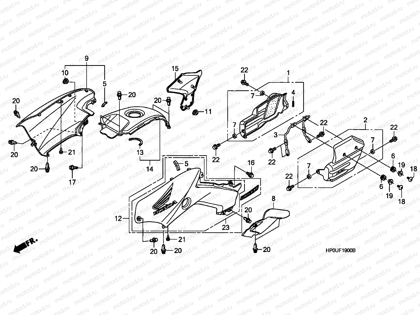 F-19 BODY COVER