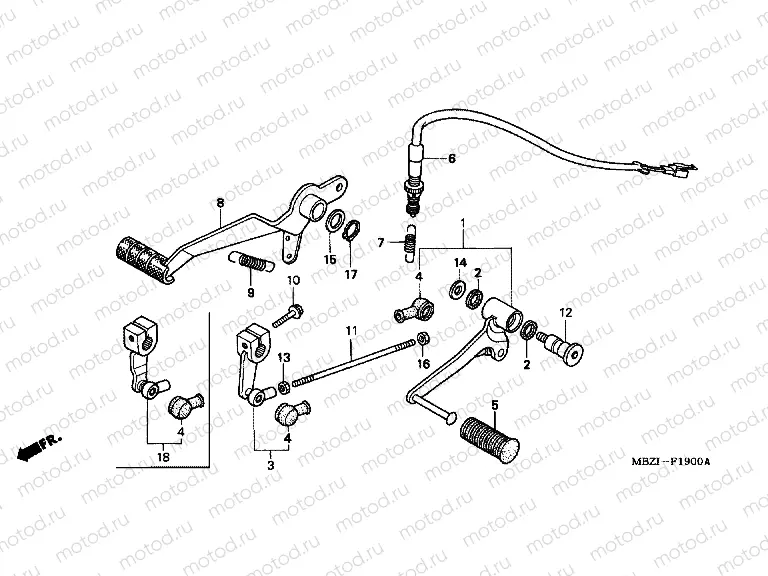 F-19 BRAKE PEDAL / PEDAL REPLACEMENT