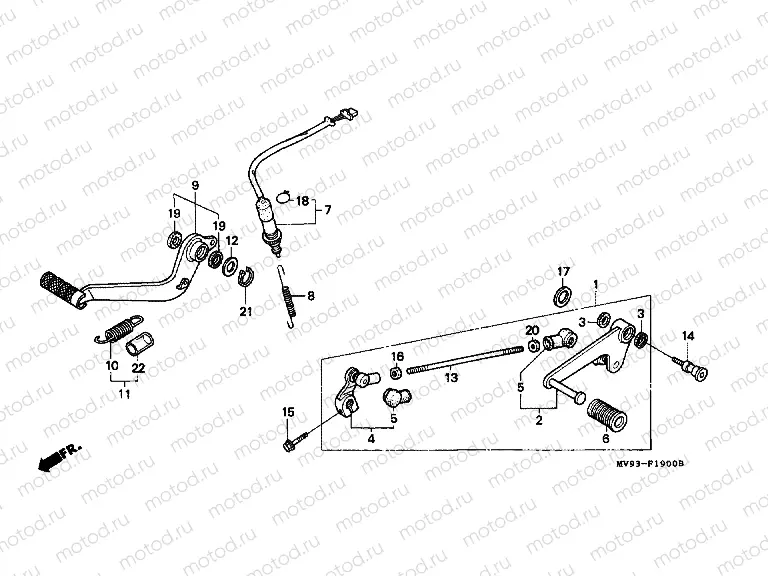 F-19 BRAKE PEDAL / PEDAL REPLACEMENT