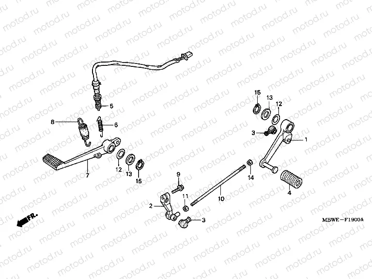 F-19 BRAKE PEDAL / PEDAL REPLACEMENT