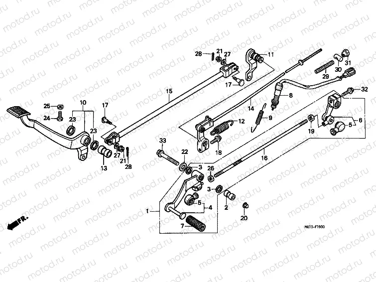 F-19 BRAKE PEDAL / PEDAL REPLACEMENT