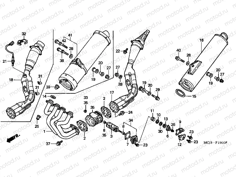 F-19 EXHAUST DRUM