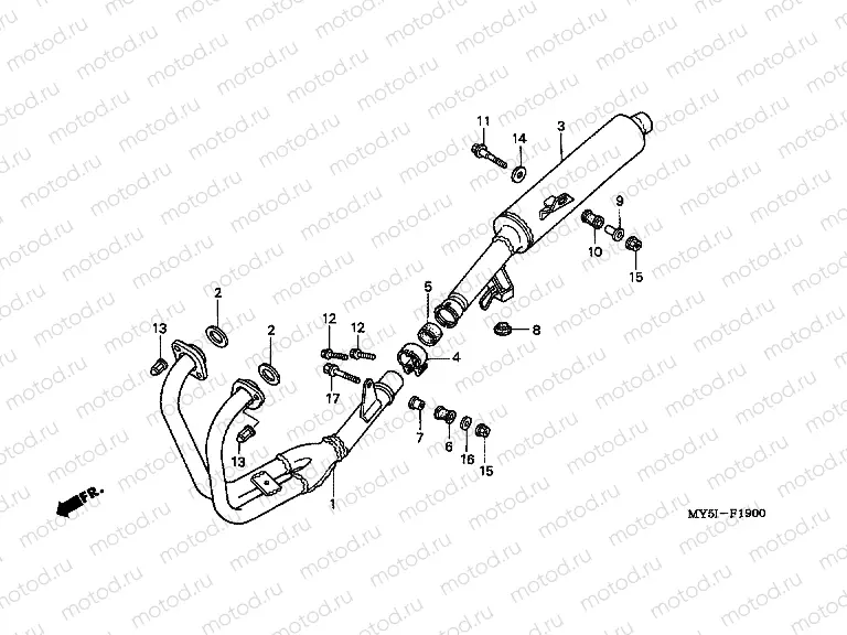 F-19 EXHAUST DRUM