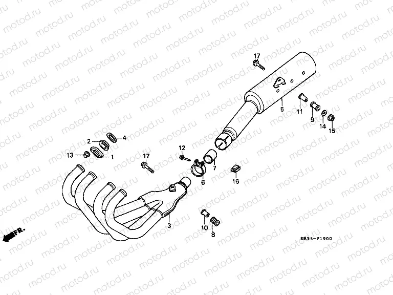 F-19 EXHAUST DRUM