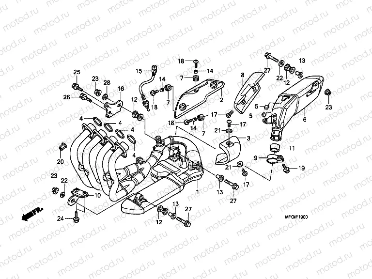 F-19 EXHAUST DRUM