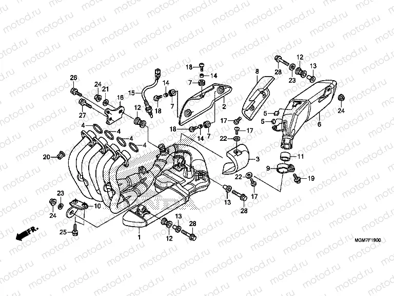 F-19 EXHAUST DRUM