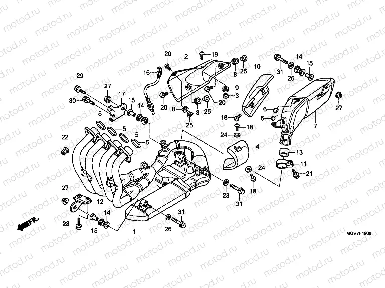 F-19 EXHAUST DRUM
