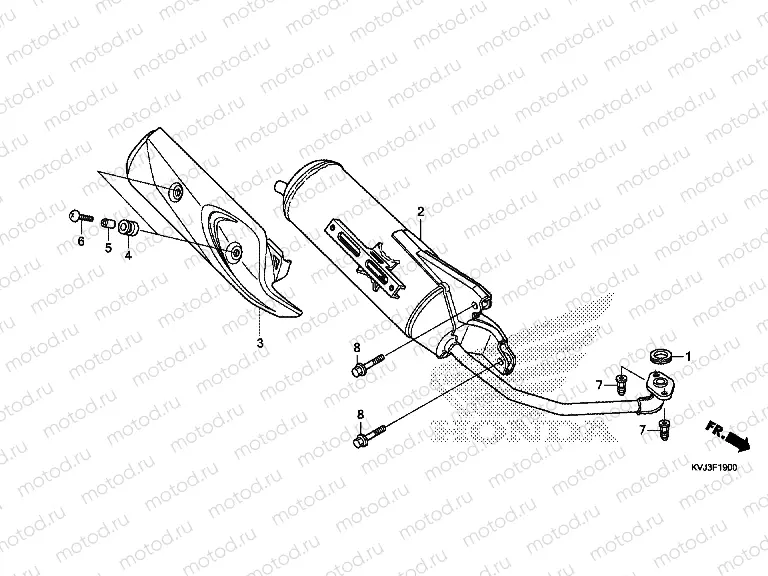 F-19 EXHAUST DRUM